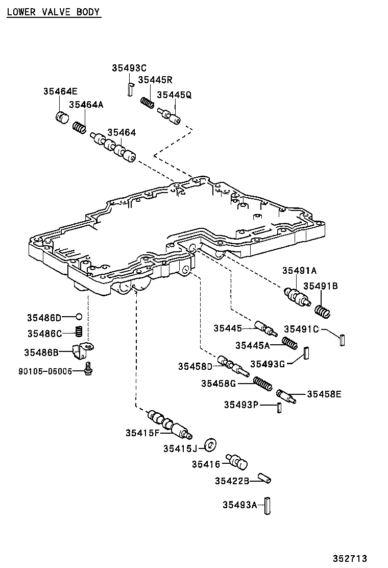  LAND CRUISER 100 |  VALVE BODY OIL STRAINER ATM