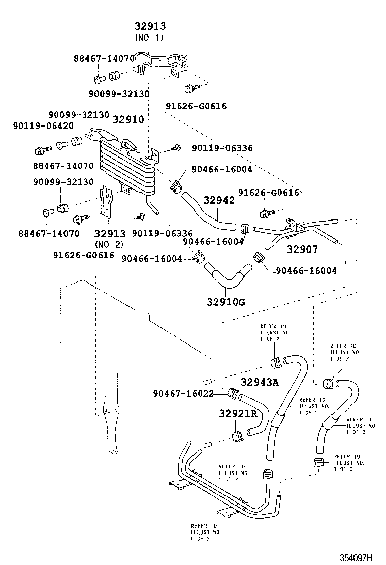  LAND CRUISER 120 |  OIL COOLER TUBE ATM