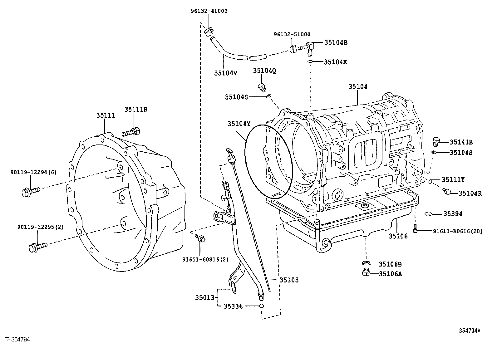  COASTER |  TRANSMISSION CASE OIL PAN ATM