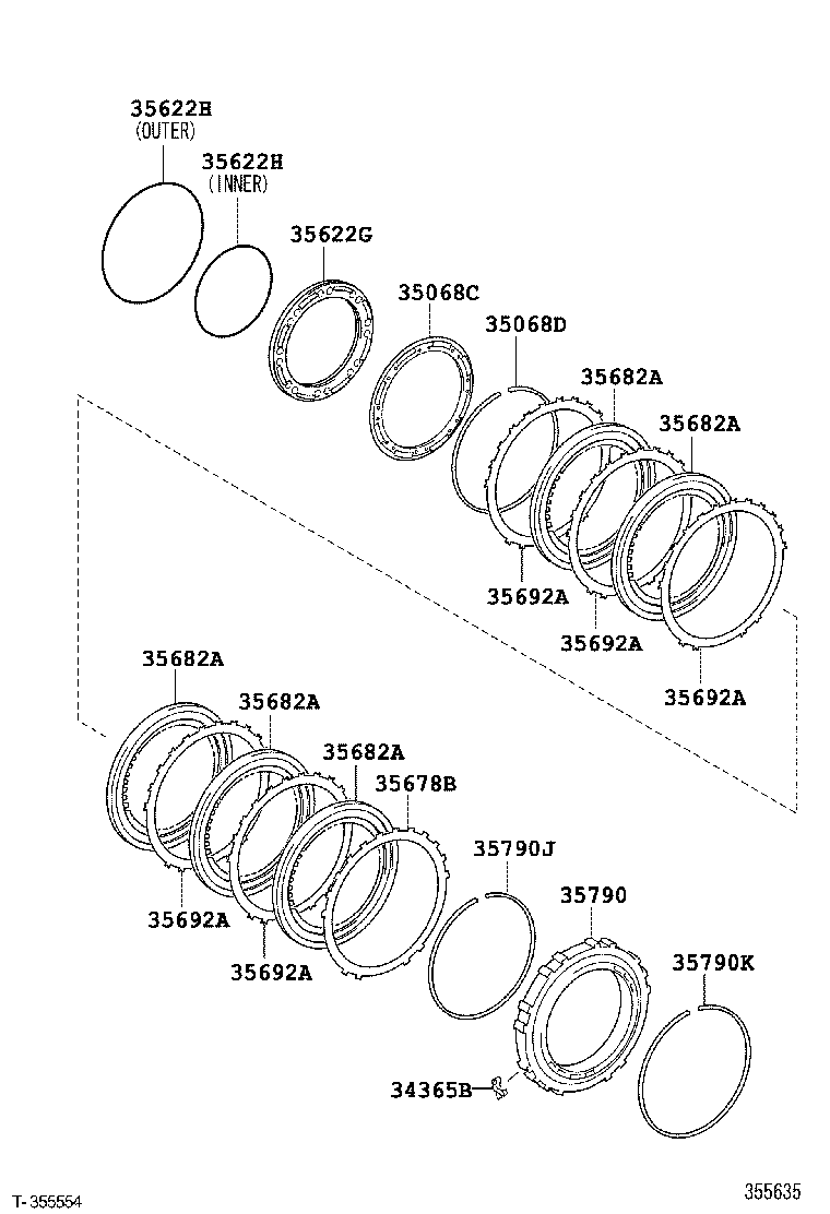  PREVIA TARAGO |  CENTER SUPPORT PLANETARY SUN GEAR ATM