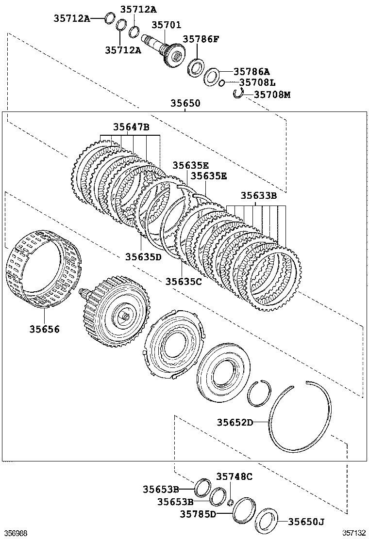  AVENSIS |  BRAKE BAND MULTIPLE DISC CLUTCH ATM