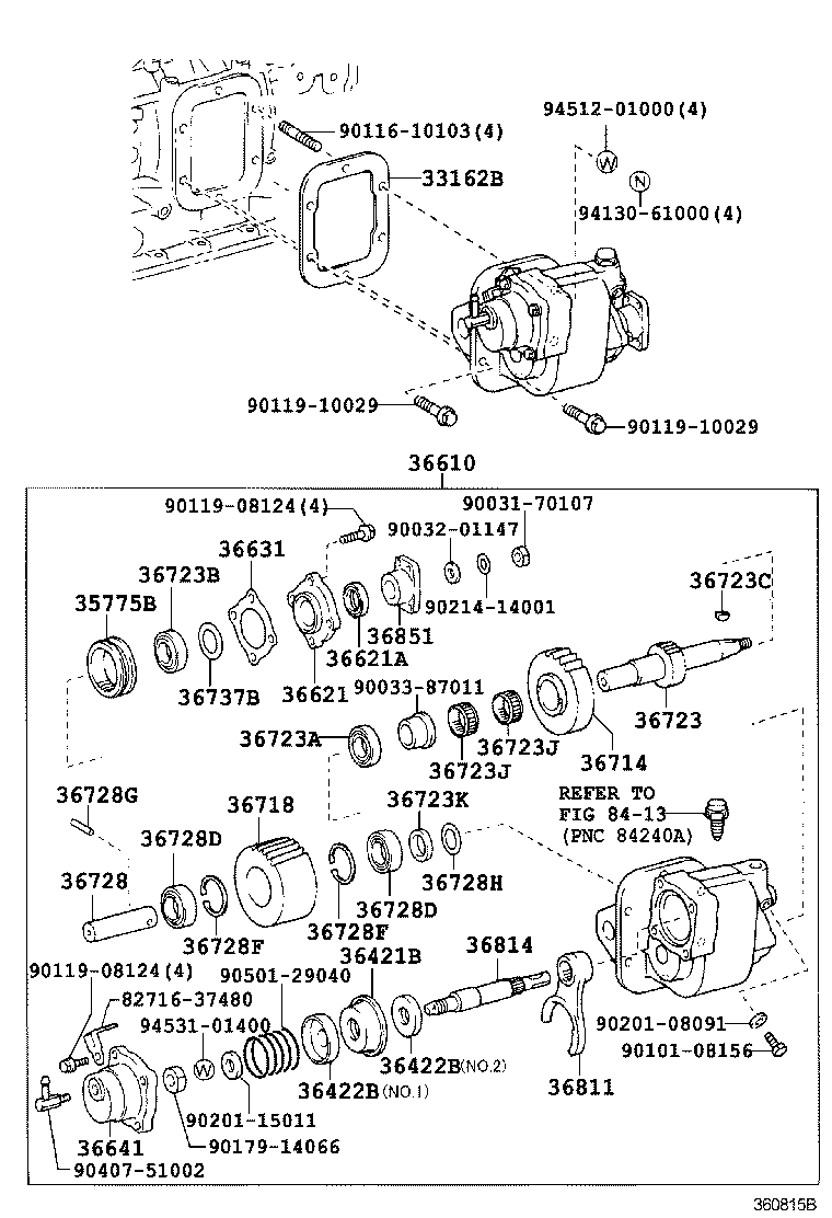  DYNA |  POWER TAKE OFF CASE GEAR