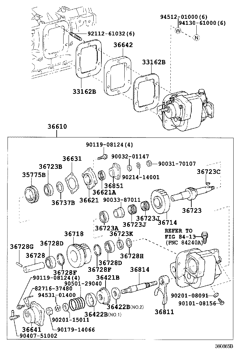  DYNA |  POWER TAKE OFF CASE GEAR