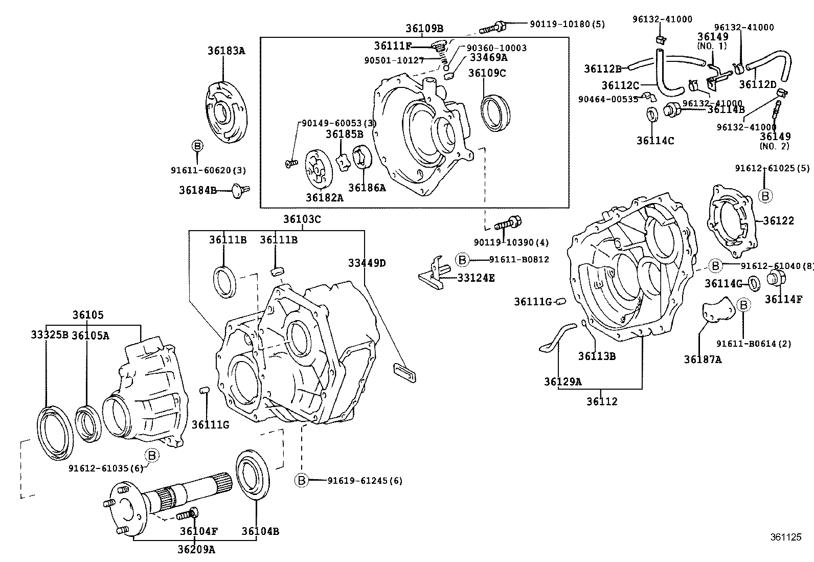  LAND CRUISER 100 |  TRANSFER CASE EXTENSION HOUSING