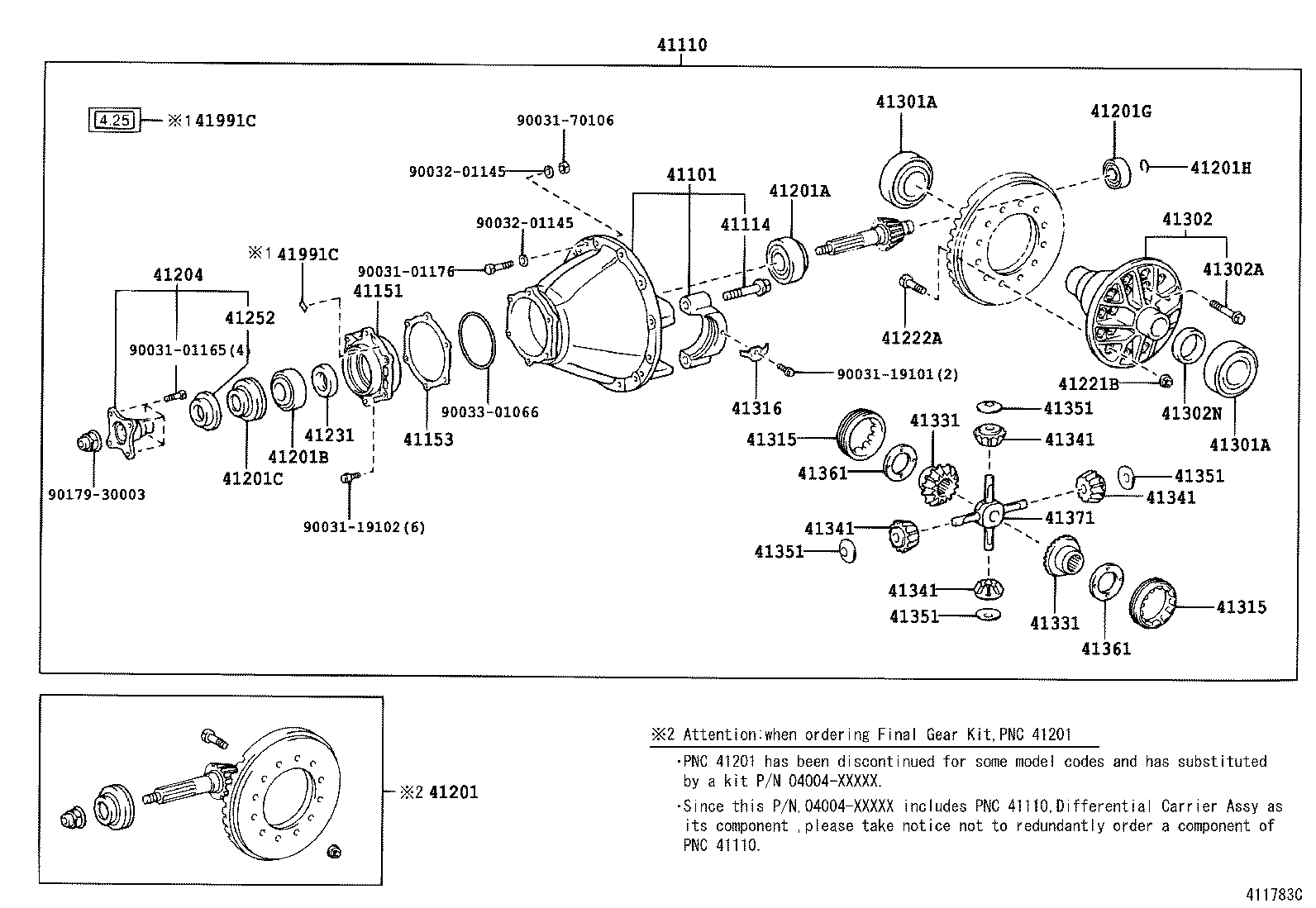 DYNA |  REAR AXLE HOUSING DIFFERENTIAL