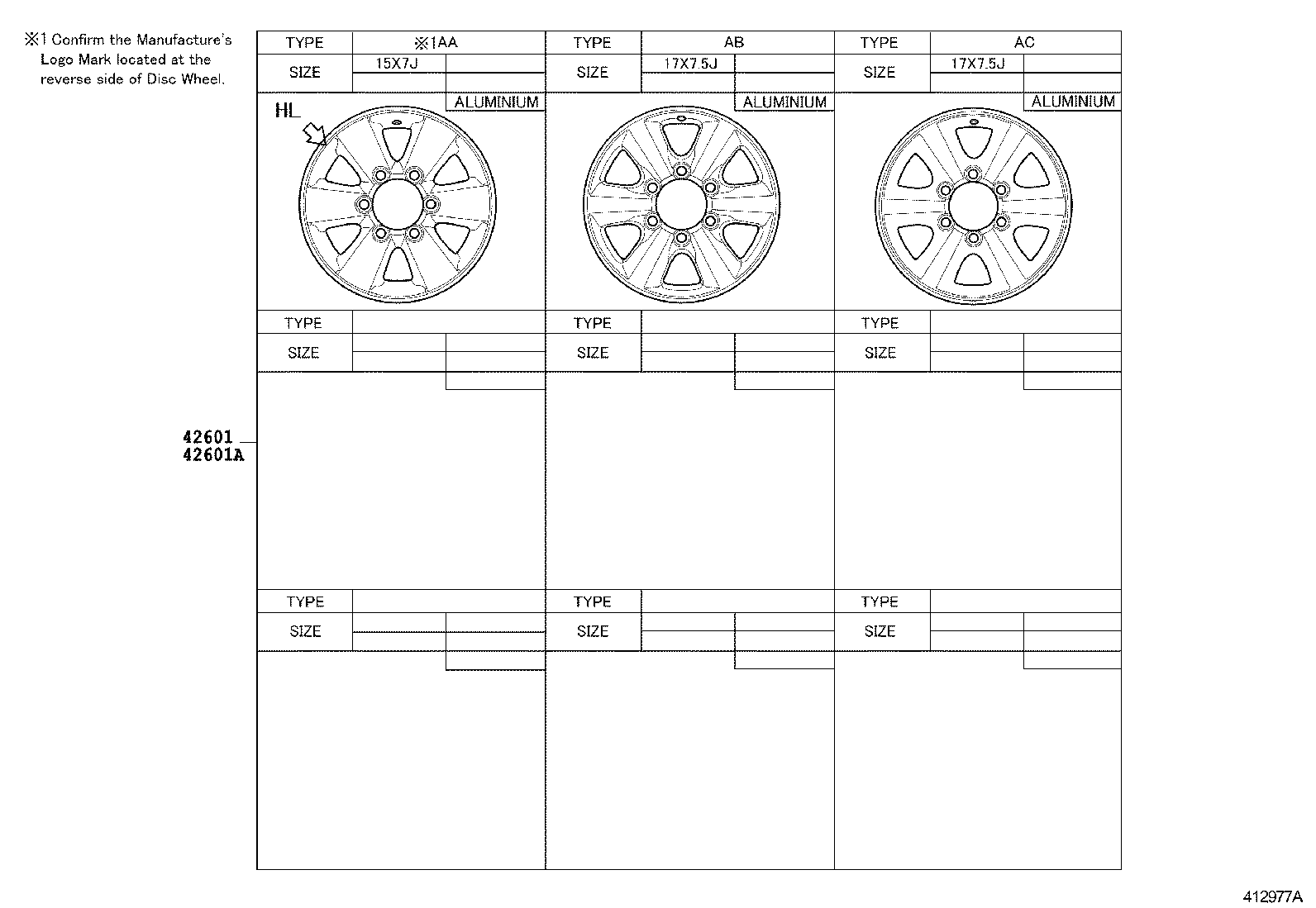  HILUX |  DISC WHEEL WHEEL CAP