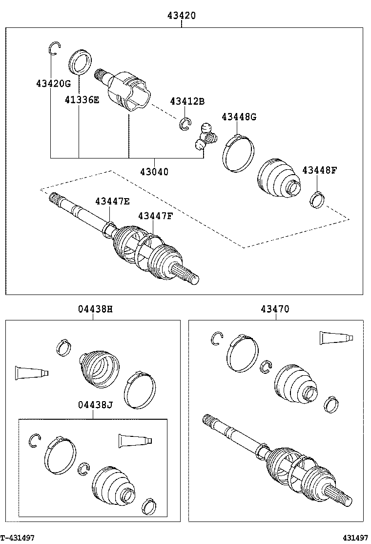  YARIS FRP |  FRONT DRIVE SHAFT