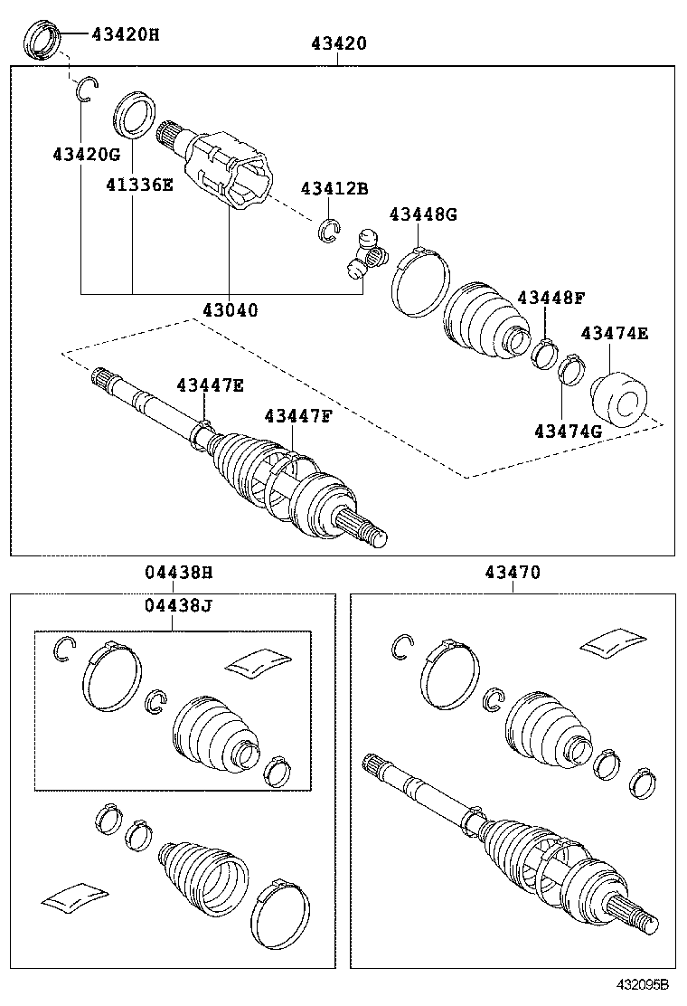  AVENSIS |  FRONT DRIVE SHAFT