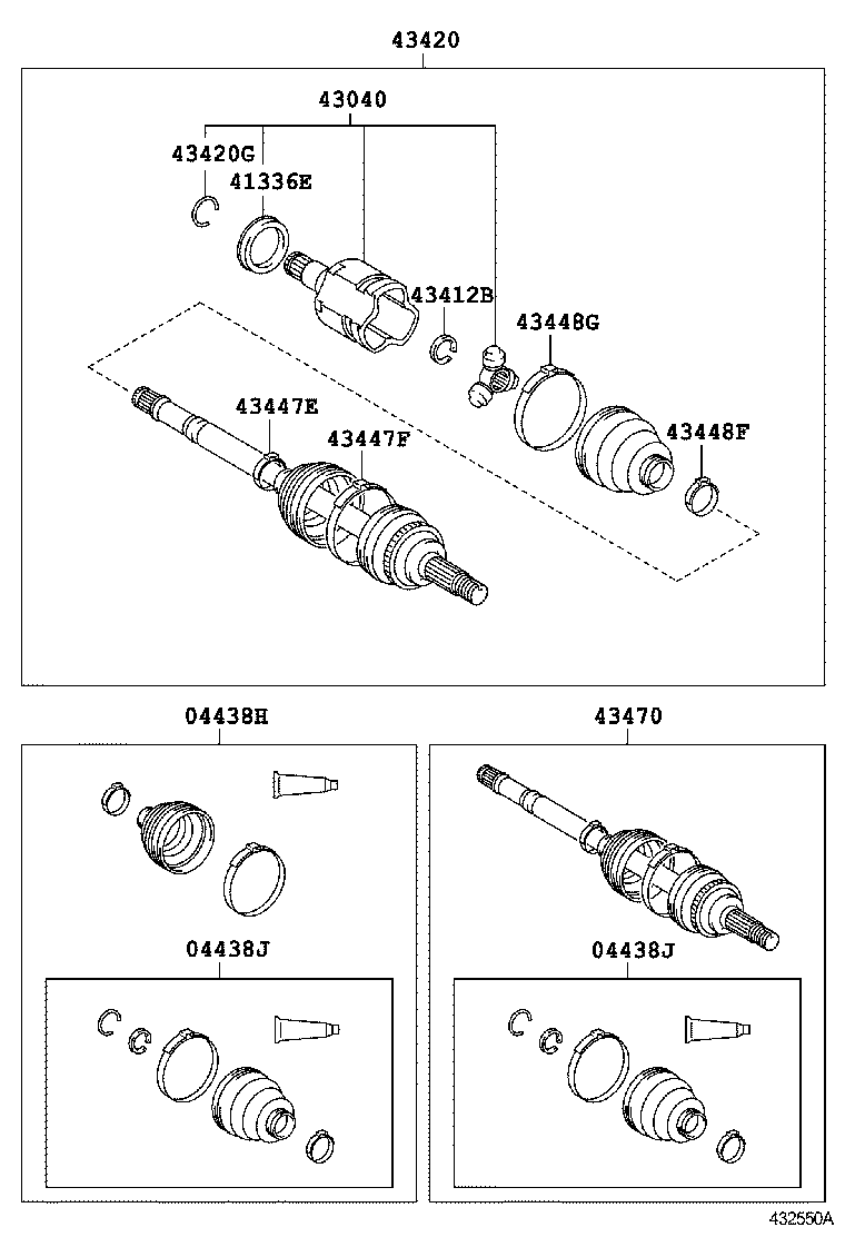  AYGO |  FRONT DRIVE SHAFT