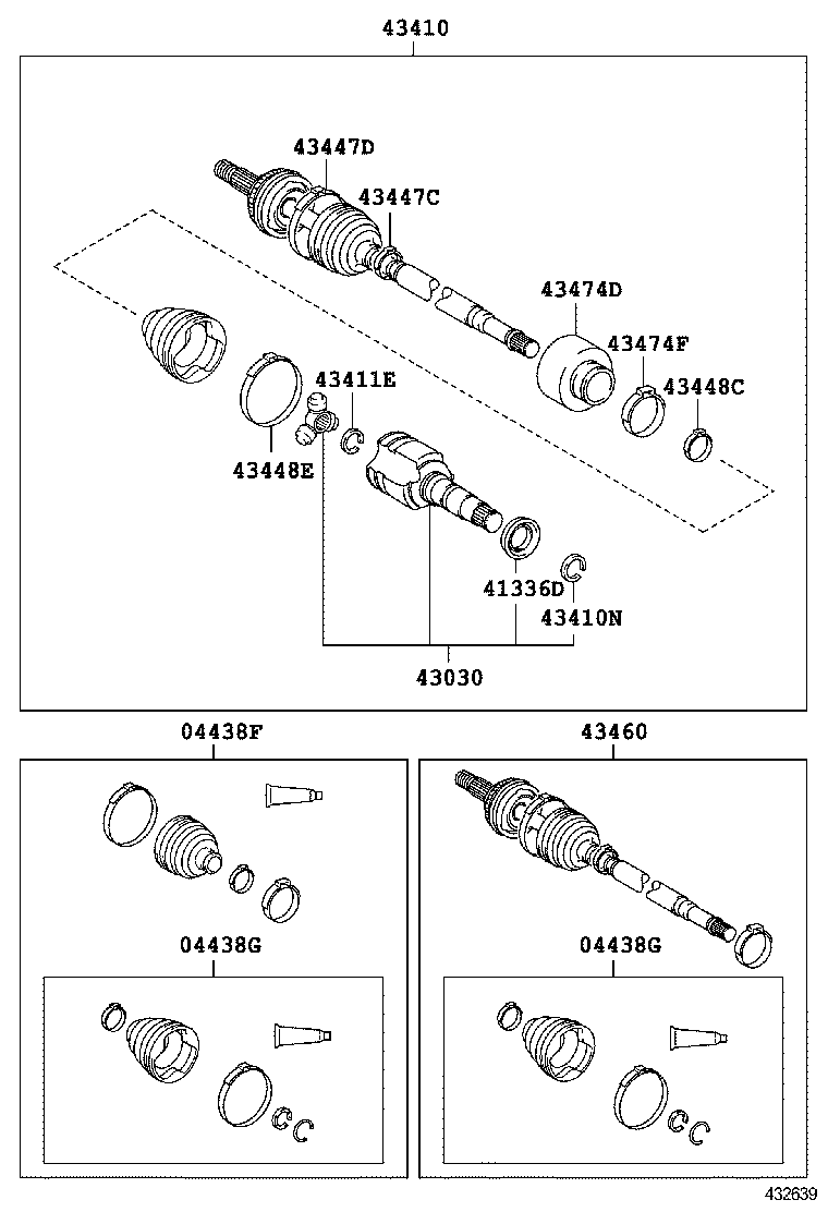  AYGO |  FRONT DRIVE SHAFT