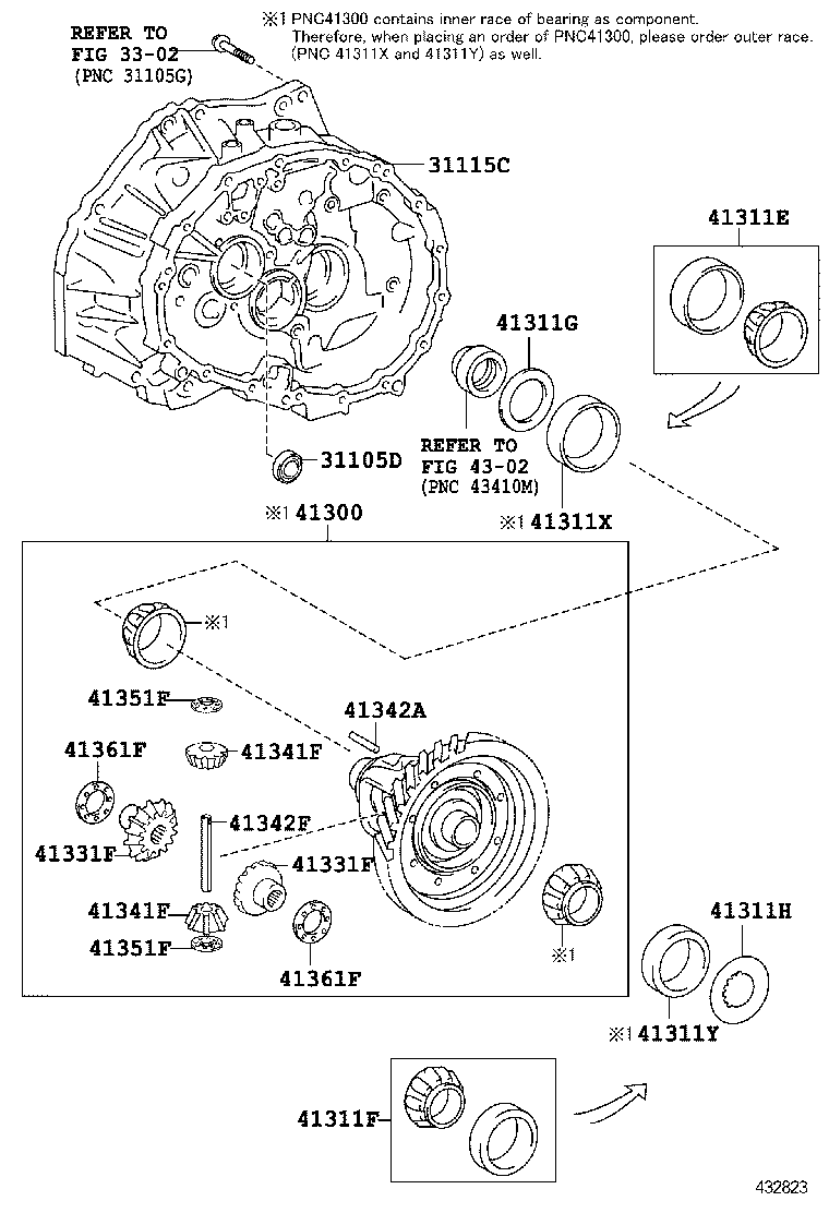  YARIS JPP |  FRONT AXLE HOUSING DIFFERENTIAL