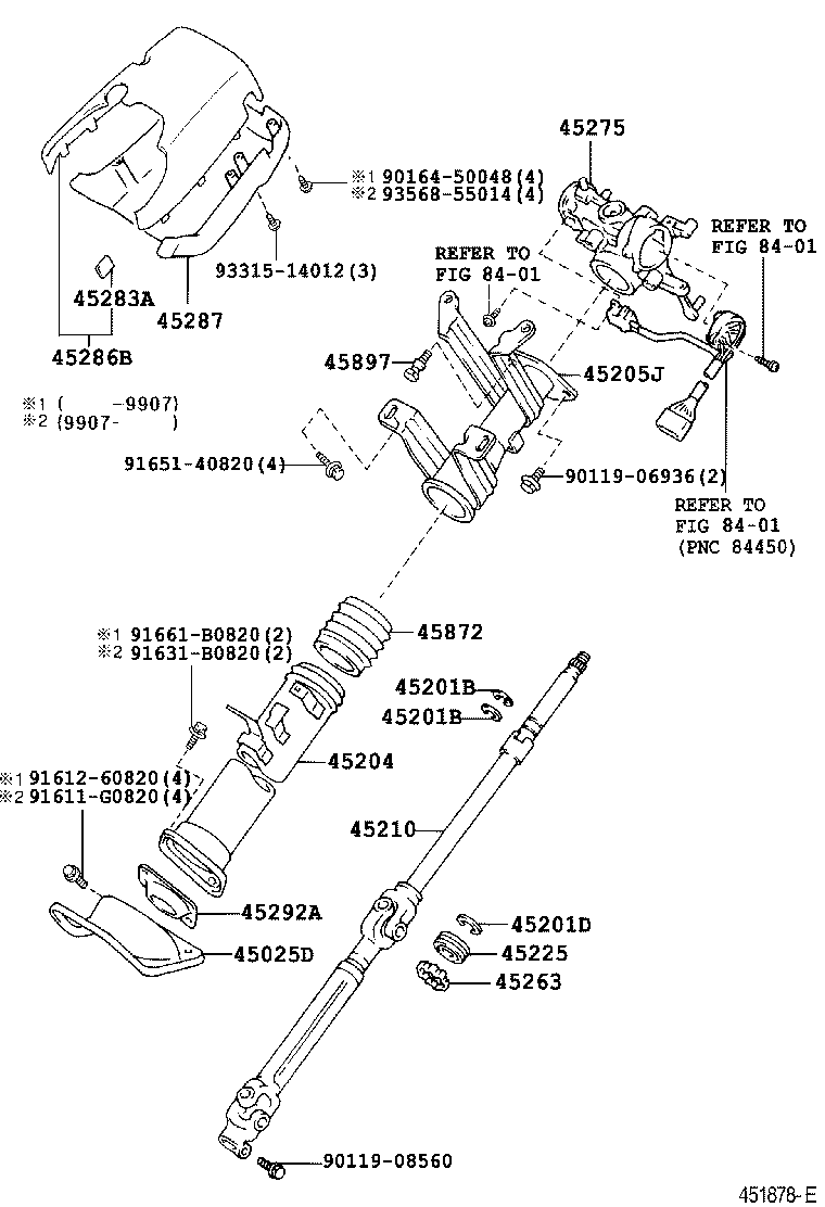  COASTER |  STEERING COLUMN SHAFT