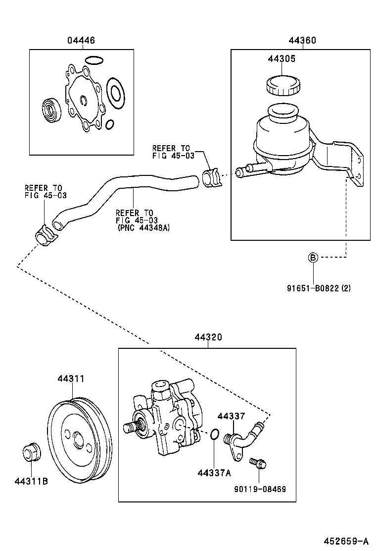  DYNA |  VANE PUMP RESERVOIR POWER STEERING