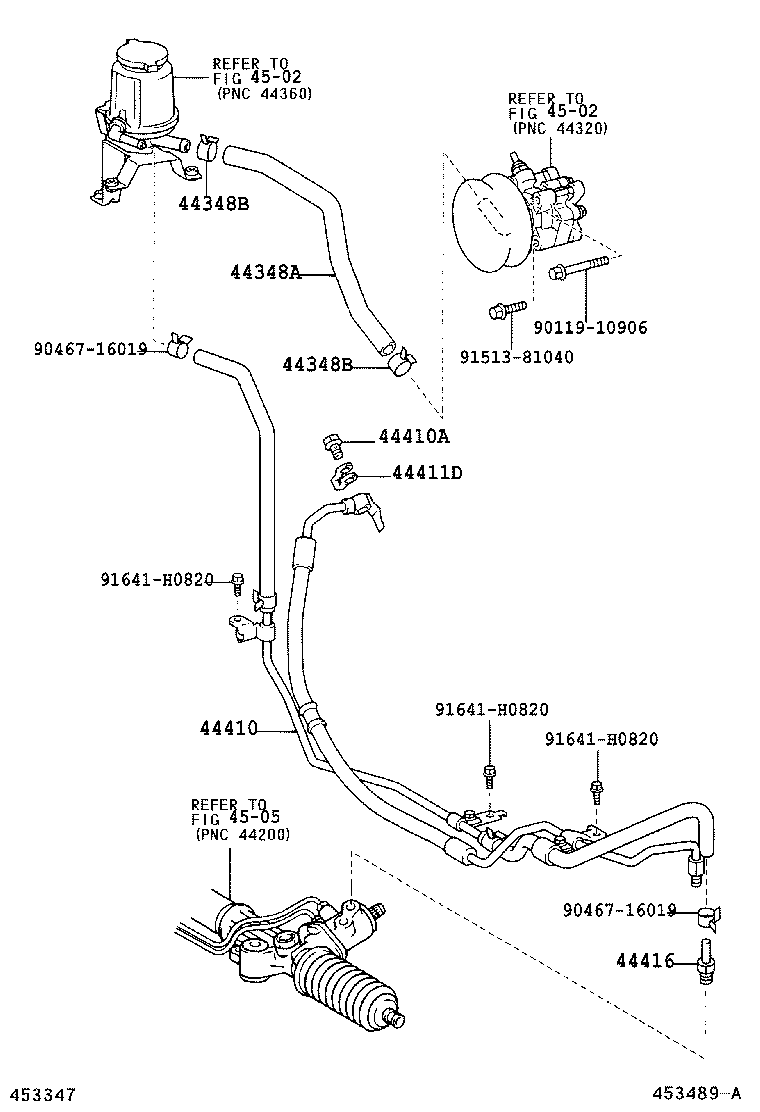  LAND CRUISER 120 |  POWER STEERING TUBE