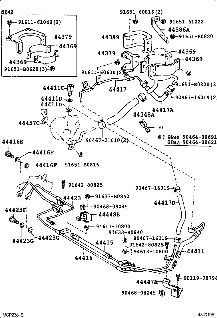  COASTER |  POWER STEERING TUBE
