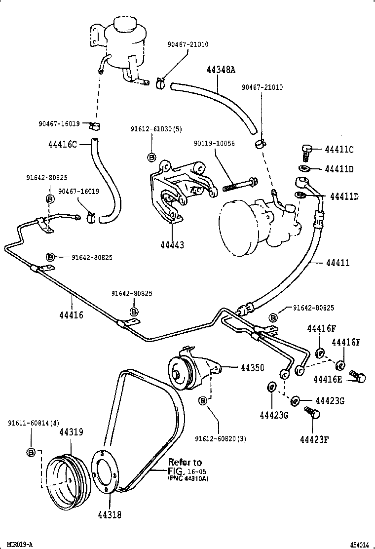  COASTER |  POWER STEERING TUBE