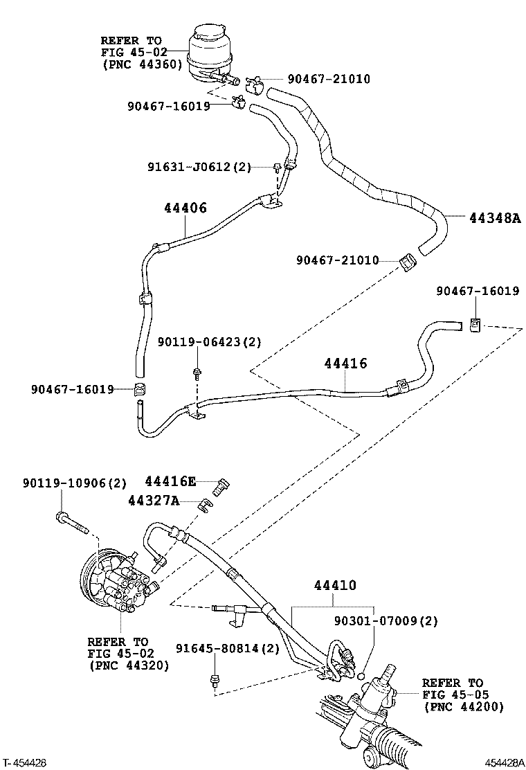 CAMRY |  POWER STEERING TUBE