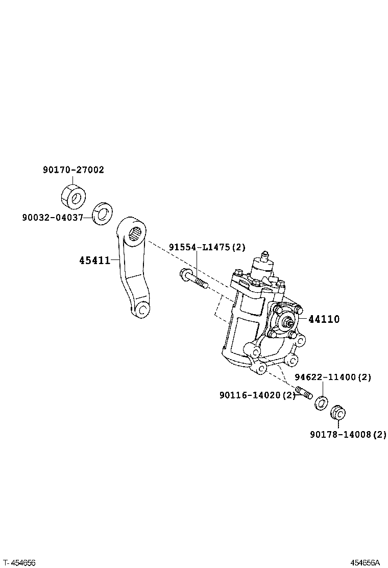  DYNA |  FRONT STEERING GEAR LINK
