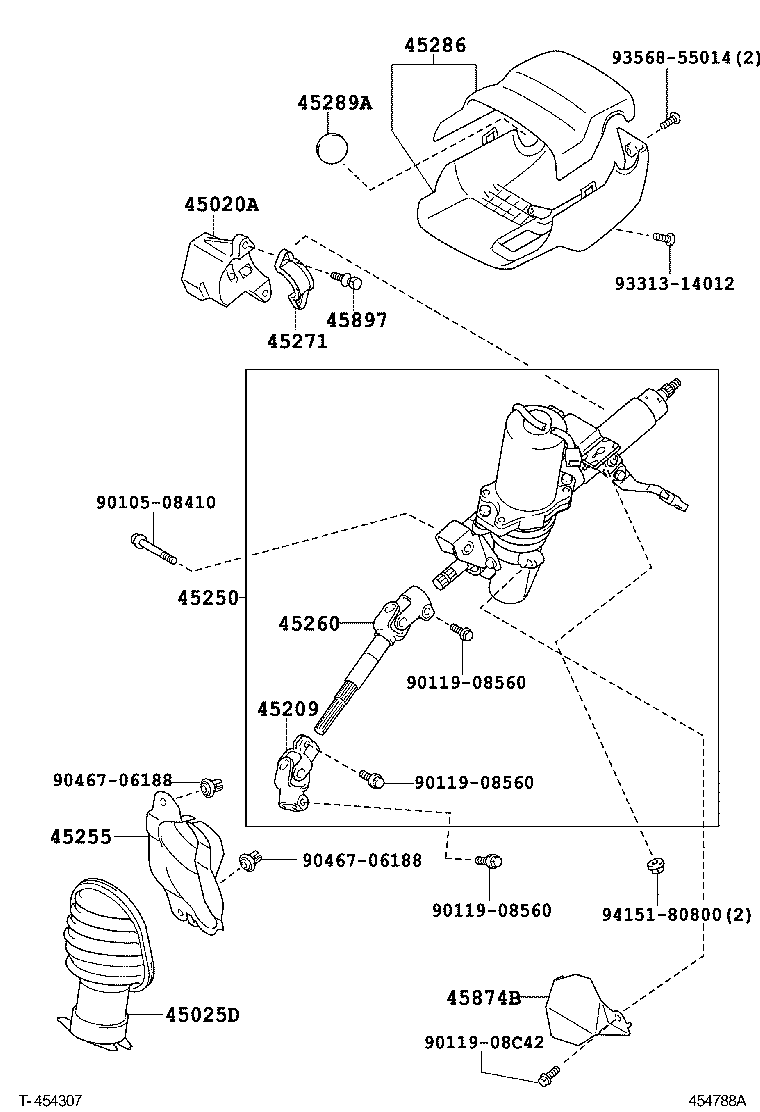  YARIS JPP |  STEERING COLUMN SHAFT