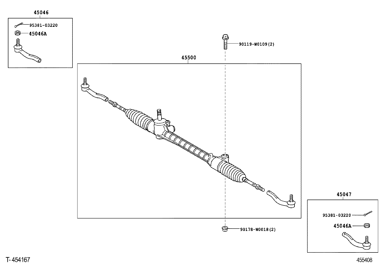  AYGO |  FRONT STEERING GEAR LINK