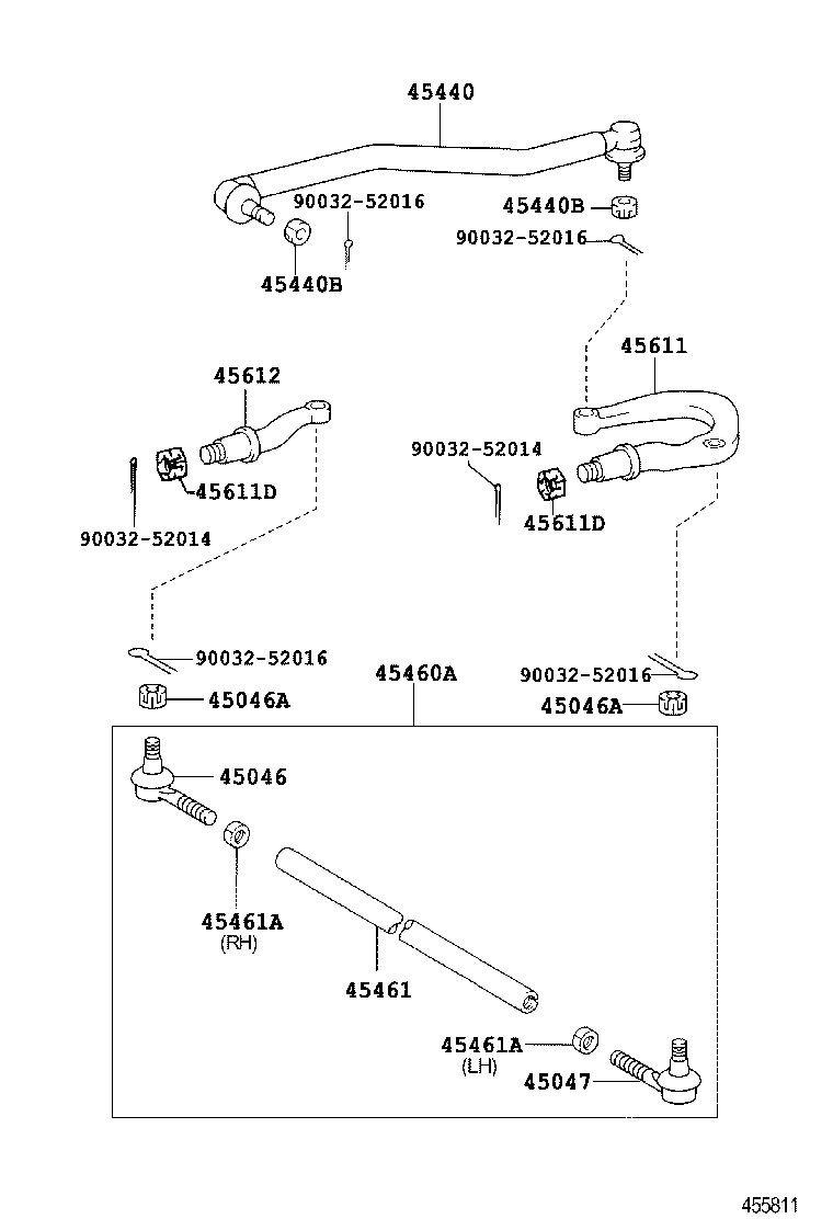  DYNA |  FRONT STEERING GEAR LINK