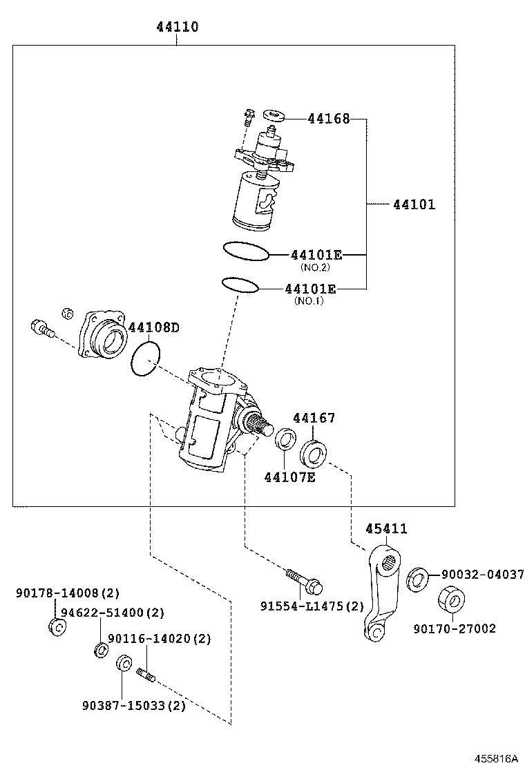  DYNA |  FRONT STEERING GEAR LINK