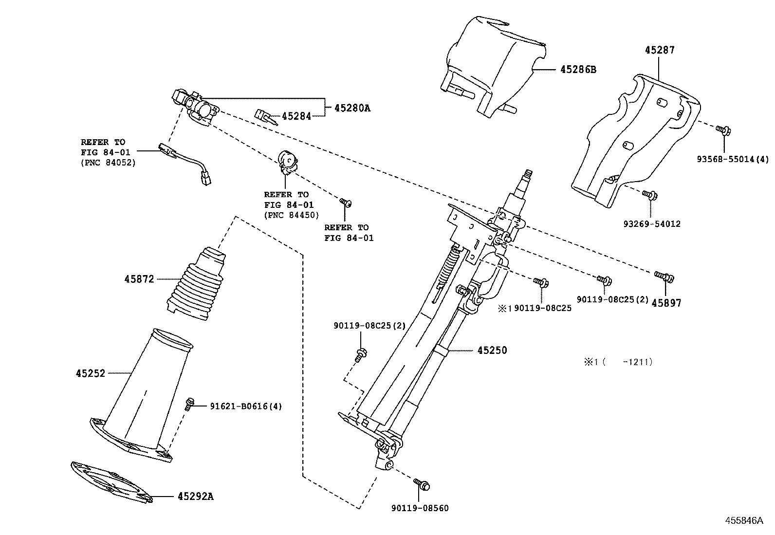  DYNA |  STEERING COLUMN SHAFT
