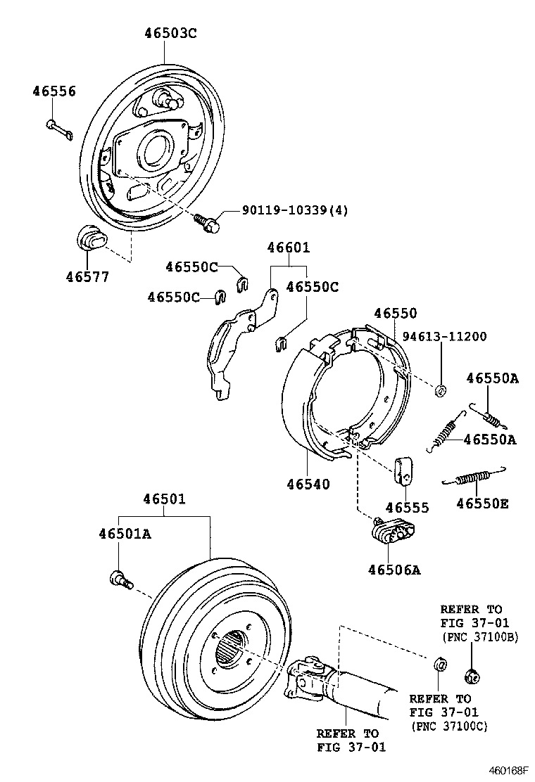  COASTER |  PARKING BRAKE CABLE