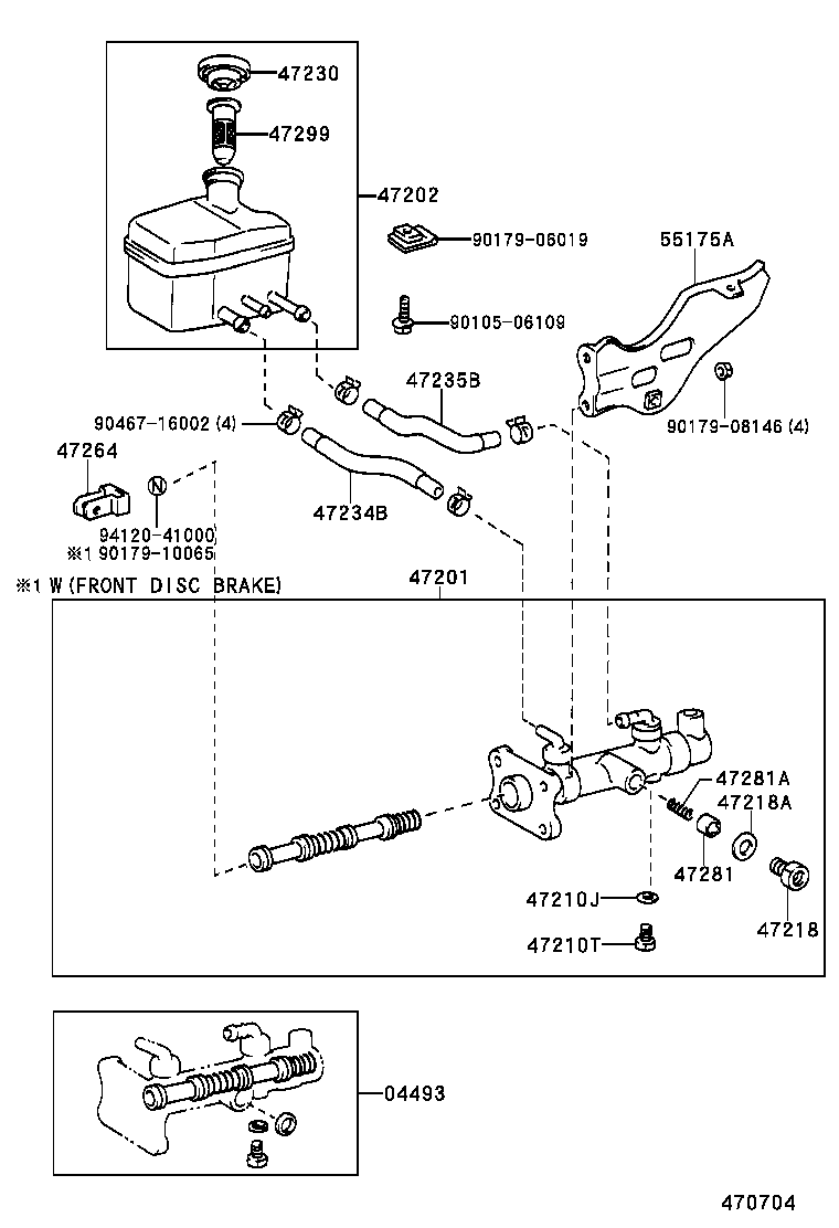  DYNA 150 |  BRAKE MASTER CYLINDER