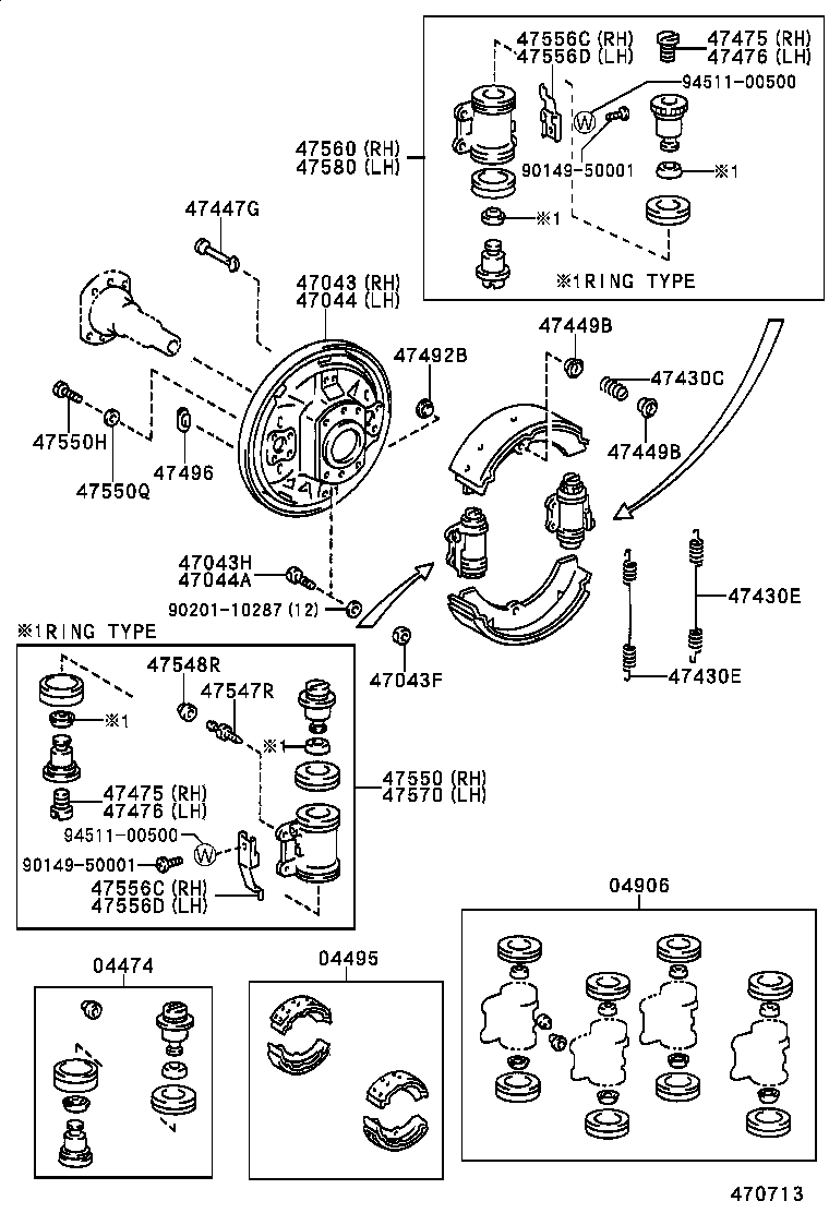  DYNA 150 |  REAR DRUM BRAKE WHEEL CYLINDER BACKING PLATE