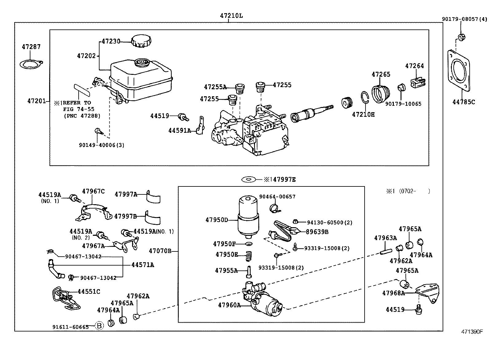  LAND CRUISER 100 |  BRAKE MASTER CYLINDER