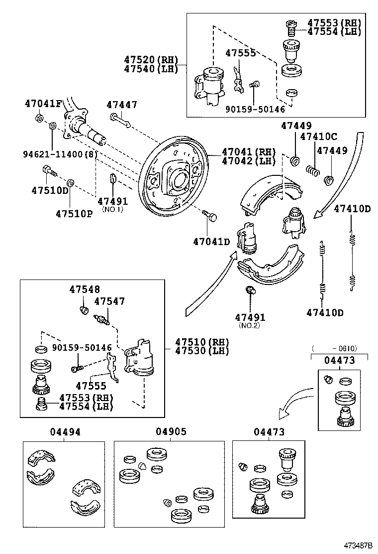  DYNA |  FRONT DRUM BRAKE WHEEL CYLINDER BACKING PLATE