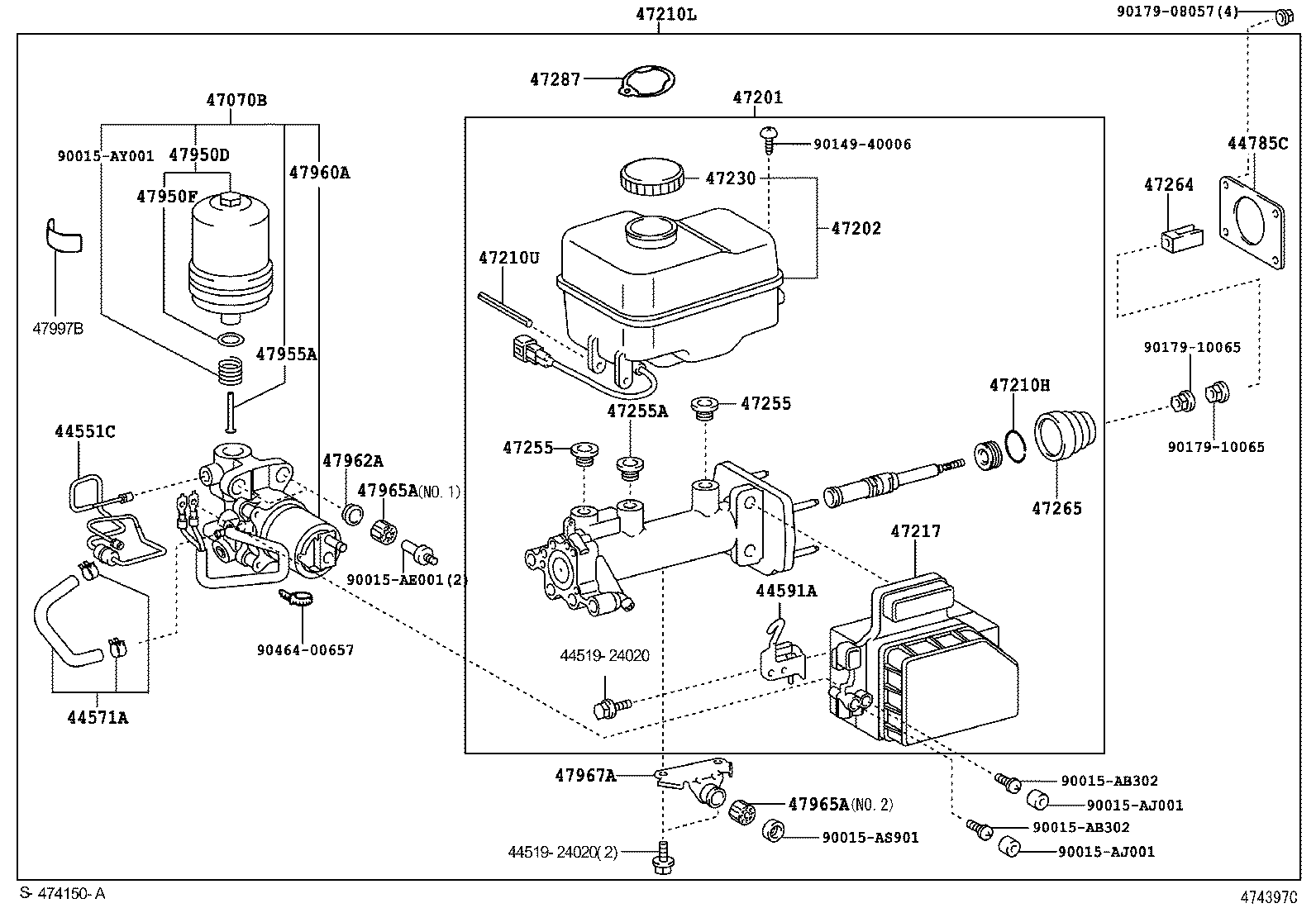  LAND CRUISER 120 |  BRAKE MASTER CYLINDER