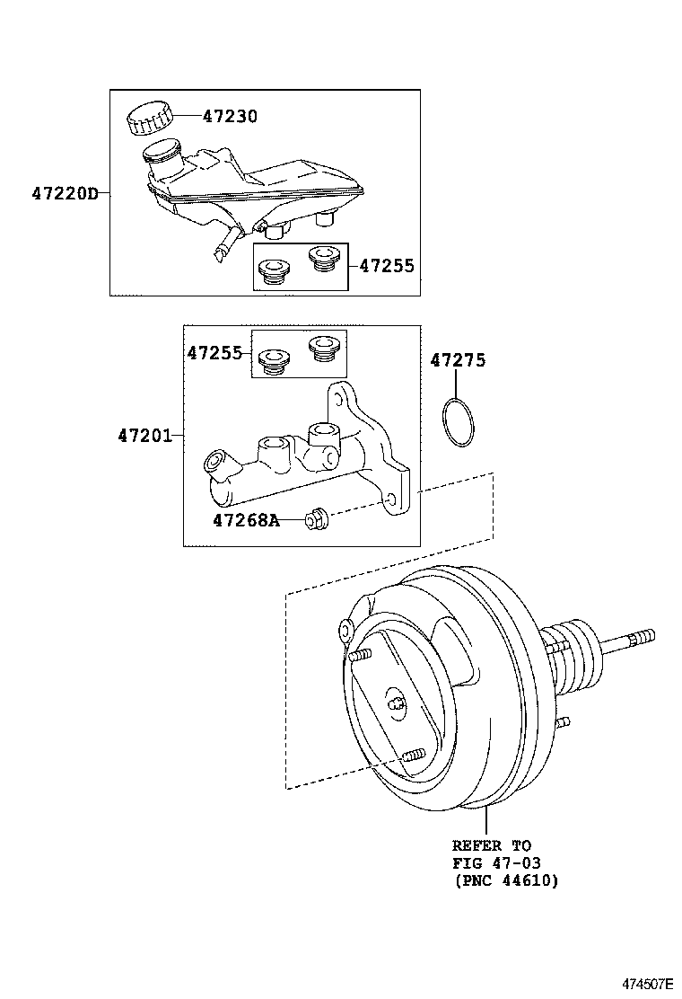  AYGO |  BRAKE MASTER CYLINDER