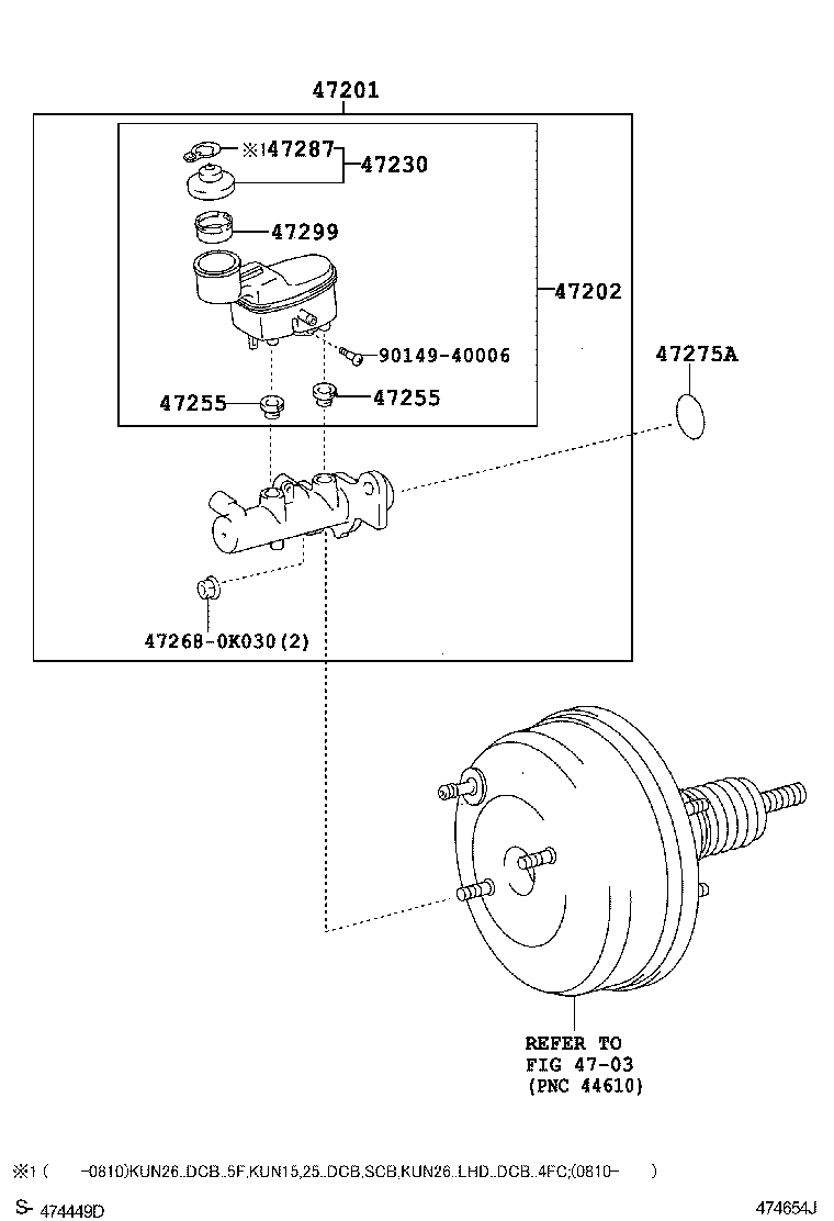  HILUX |  BRAKE MASTER CYLINDER