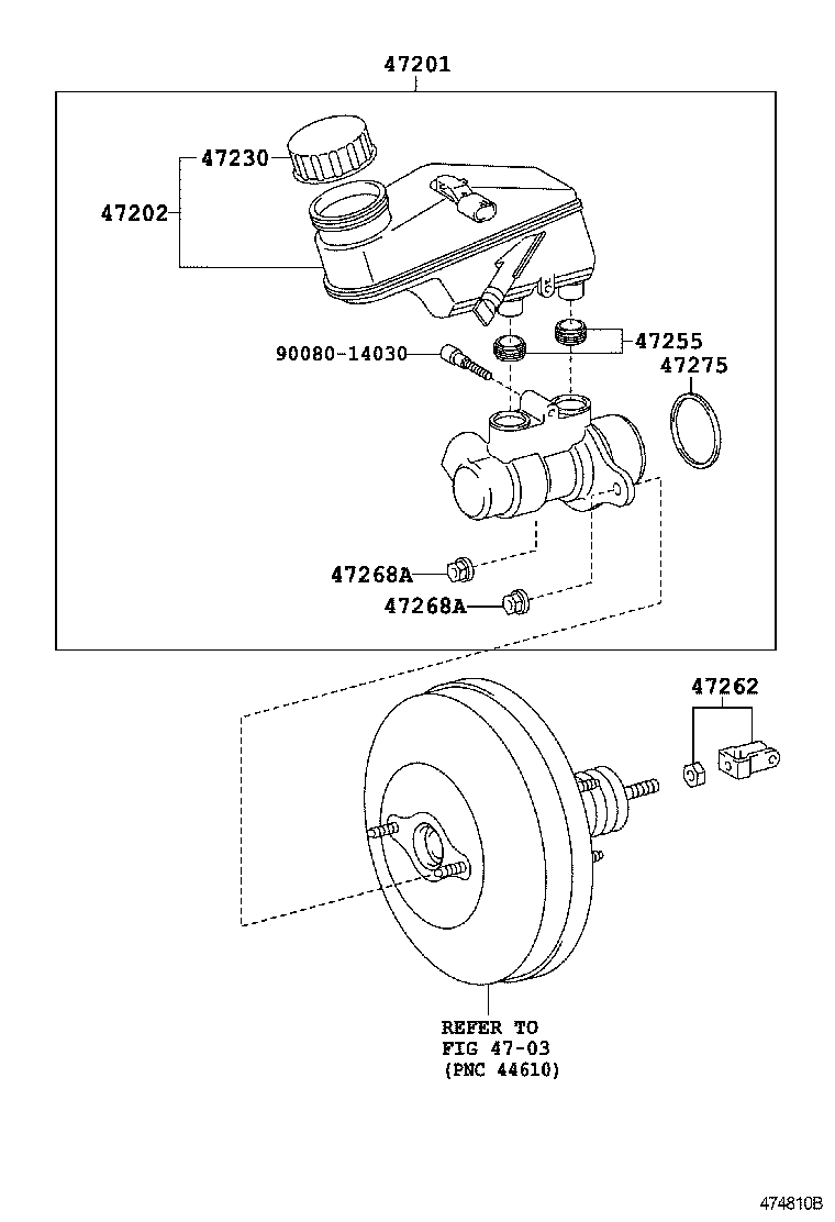  YARIS FRP |  BRAKE MASTER CYLINDER