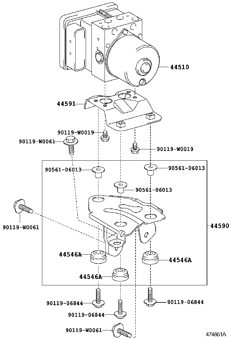  YARIS FRP |  BRAKE TUBE CLAMP