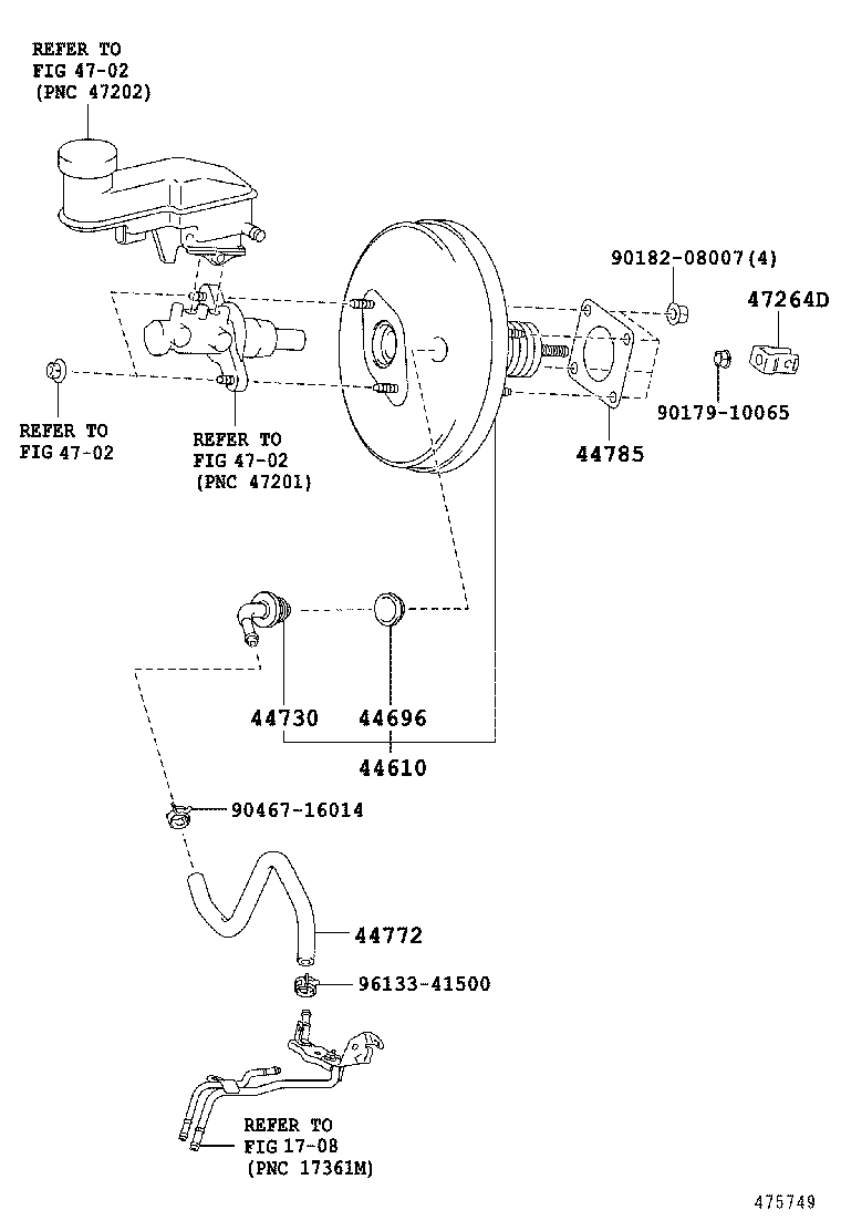 YARIS JPP |  BRAKE BOOSTER VACUUM TUBE