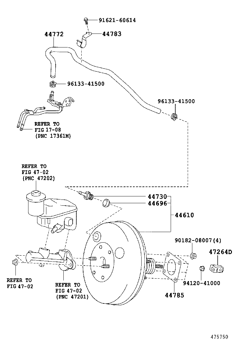  YARIS JPP |  BRAKE BOOSTER VACUUM TUBE