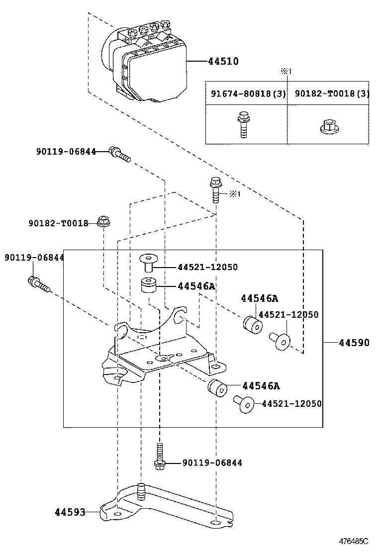  HILUX |  BRAKE TUBE CLAMP