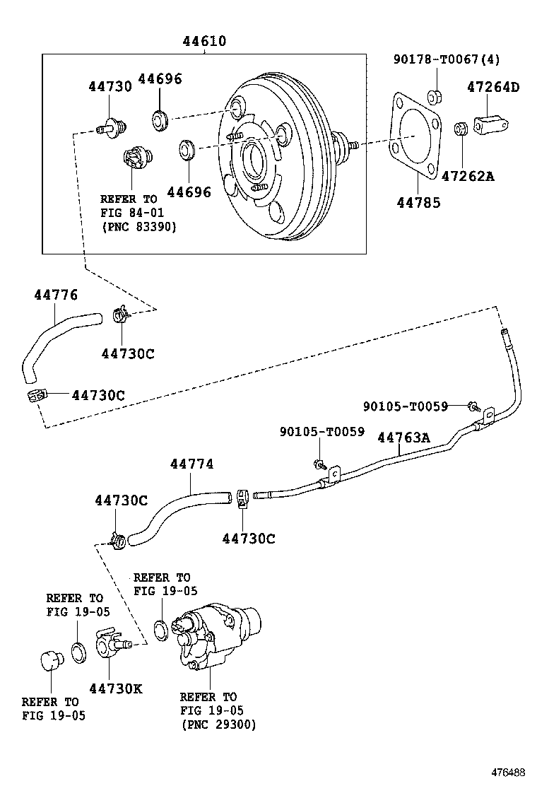  HILUX |  BRAKE BOOSTER VACUUM TUBE