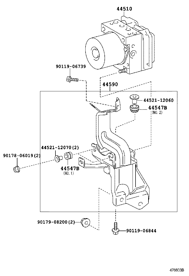  AVENSIS |  BRAKE TUBE CLAMP