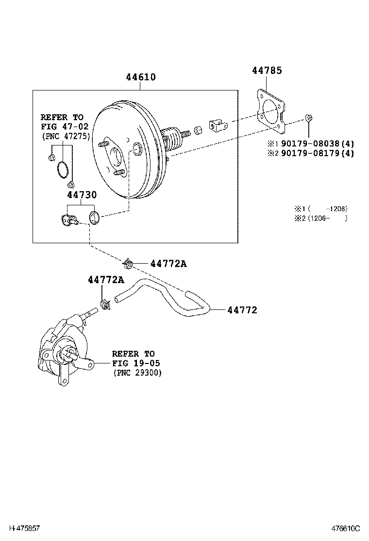  AVENSIS |  BRAKE BOOSTER VACUUM TUBE