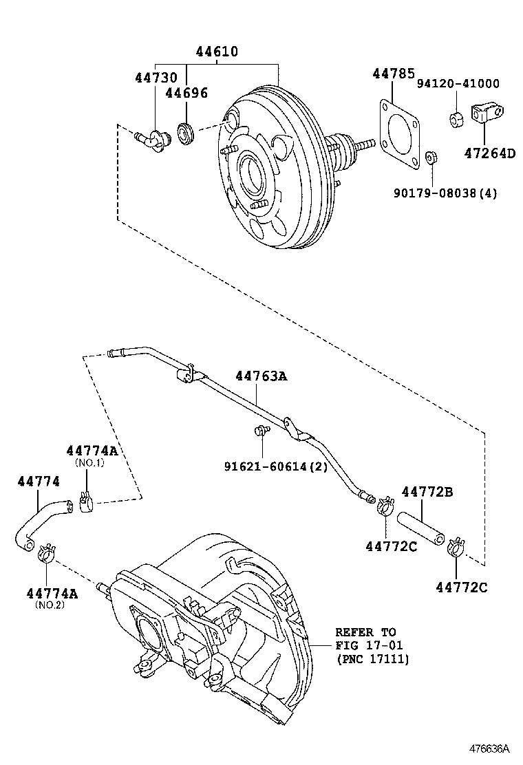  IQ |  BRAKE BOOSTER VACUUM TUBE