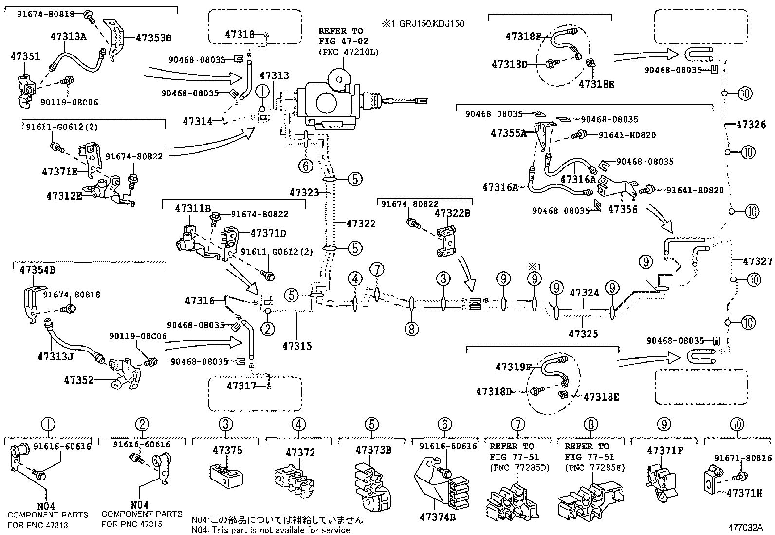  LAND CRUISER 150 |  BRAKE TUBE CLAMP