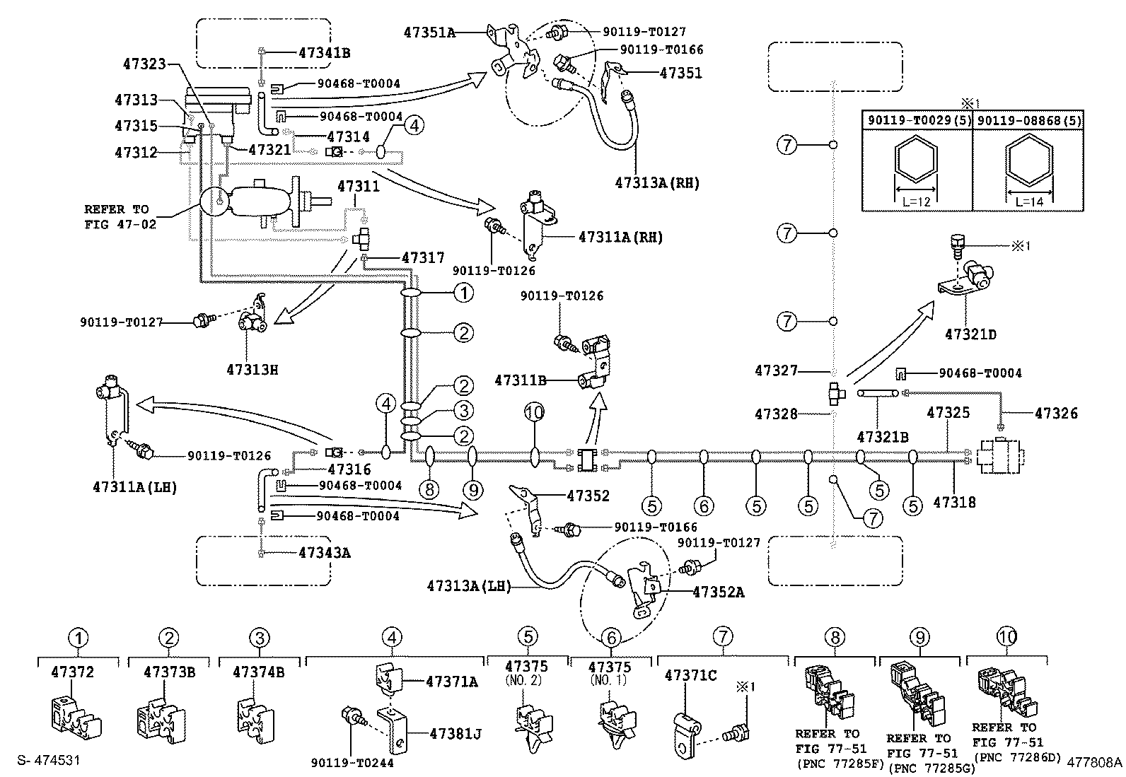  HILUX |  BRAKE TUBE CLAMP