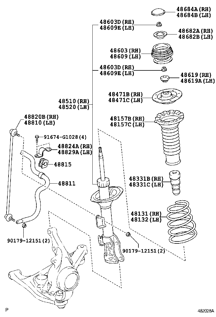  YARIS JPP |  FRONT SPRING SHOCK ABSORBER