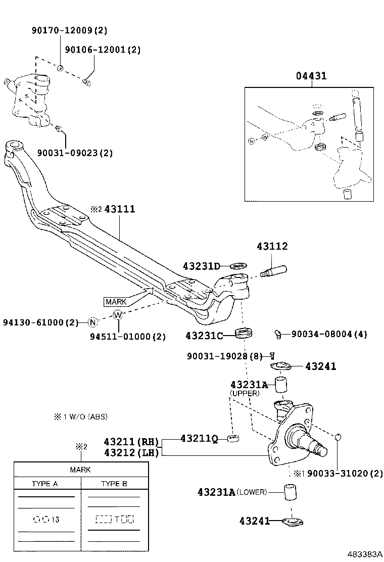  DYNA |  FRONT AXLE ARM STEERING KNUCKLE