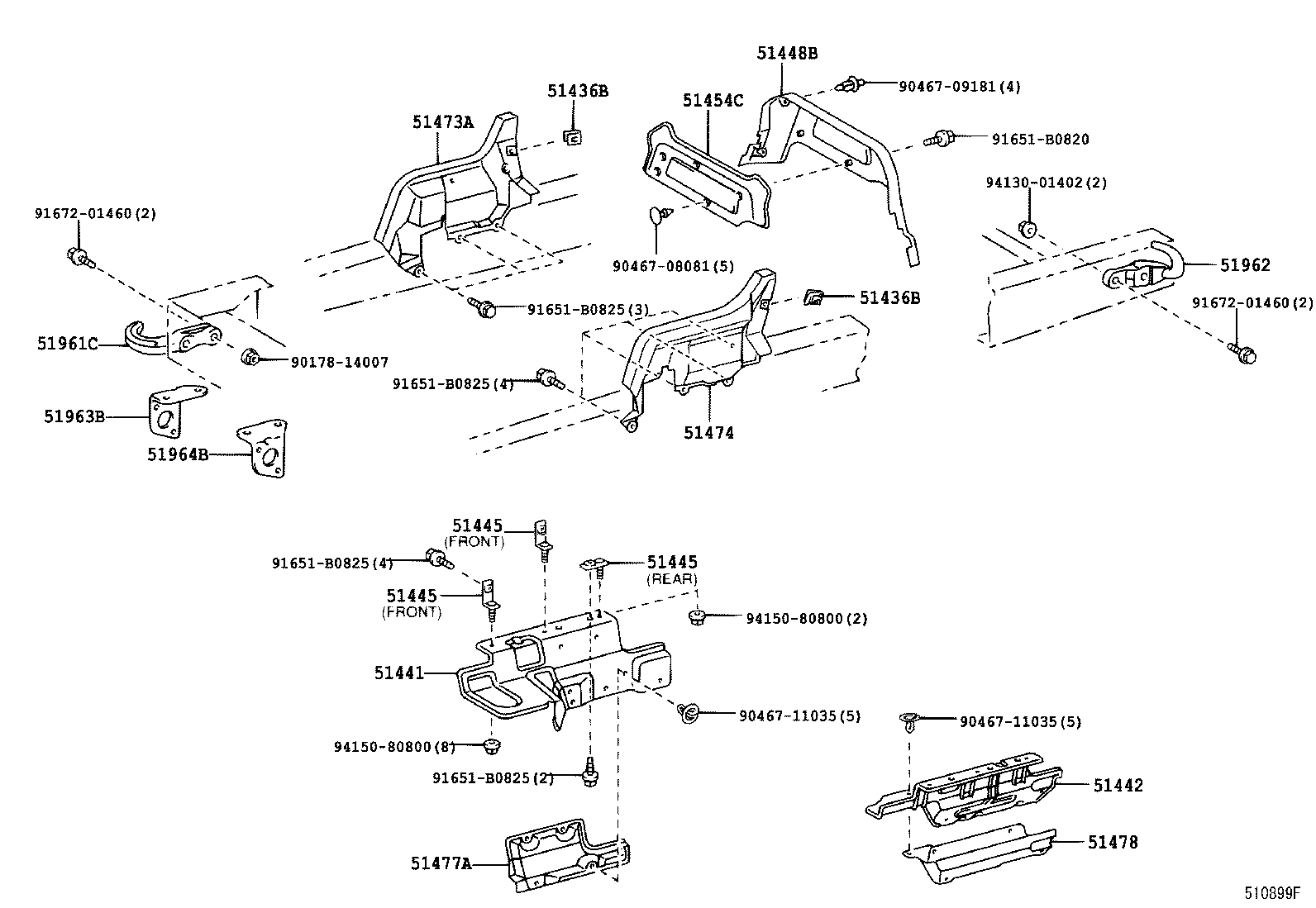  DYNA |  SUSPENSION CROSSMEMBER UNDER COVER