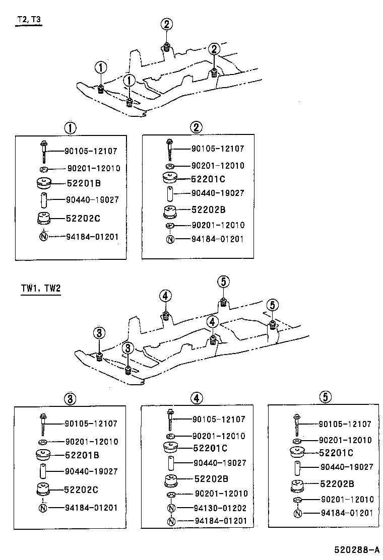  DYNA 150 |  CAB MOUNTING BODY MOUNTING